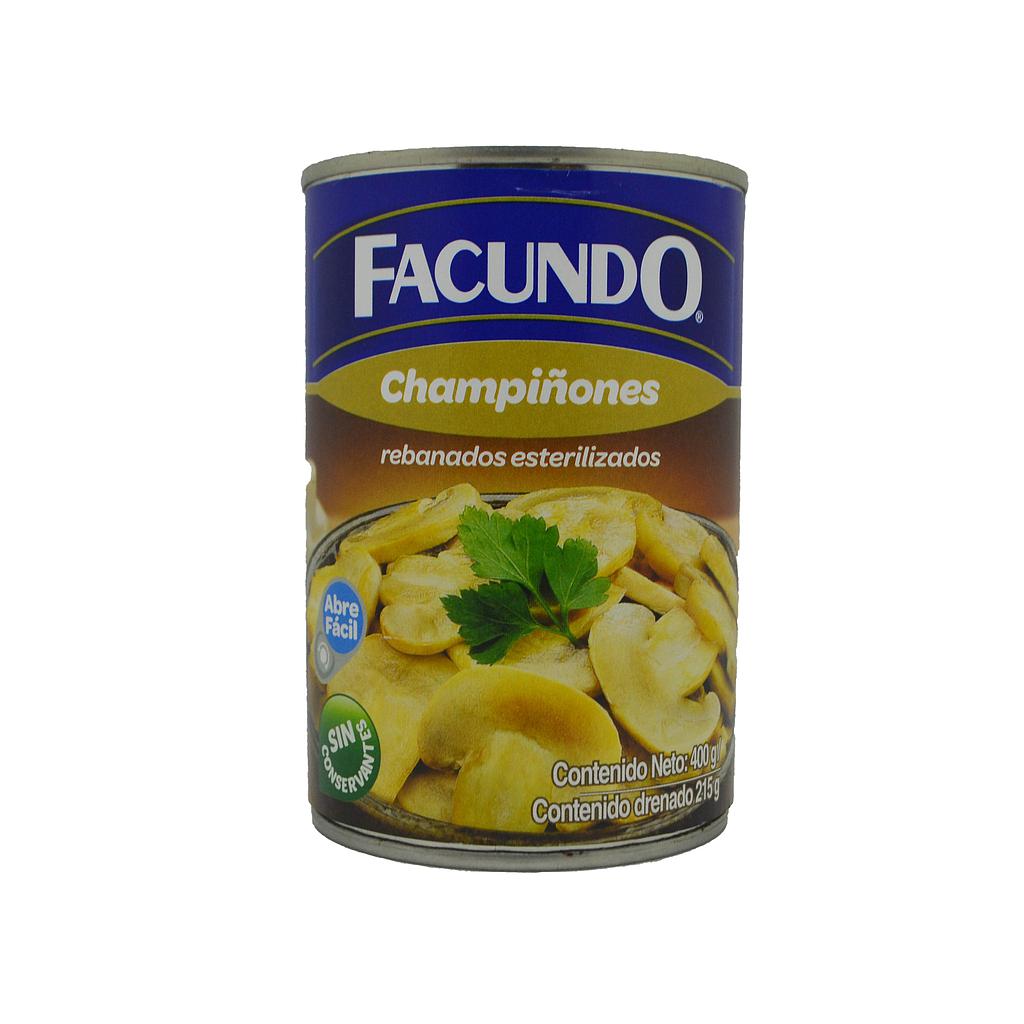 CHAMPIÑONES FACUNDO REBANADOS 400g