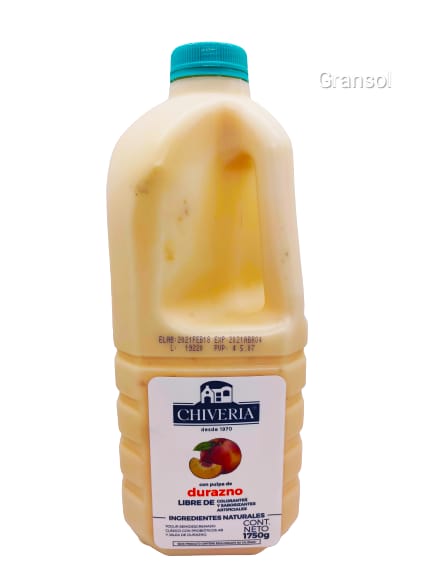 YOGURT CHIVERIA DURAZNO 1750g